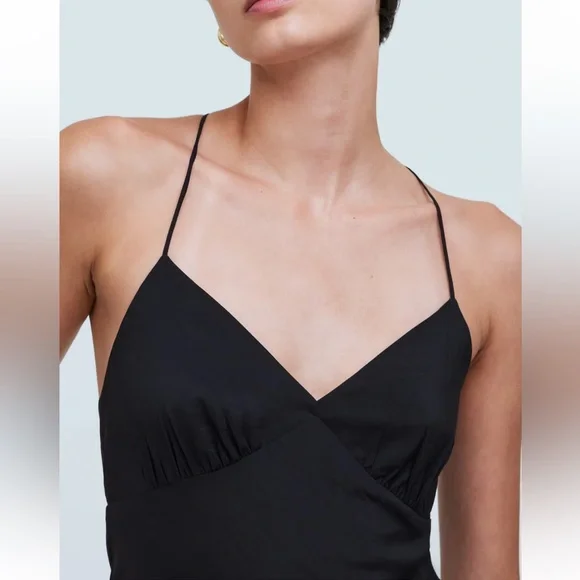 Madewell The Layton Midi Slip Dress Size 10 - Picture 2 of 7